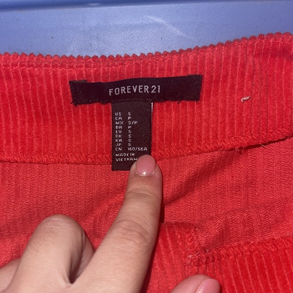 Forever 21 corduroy button down skirt - Picture 2 of 3